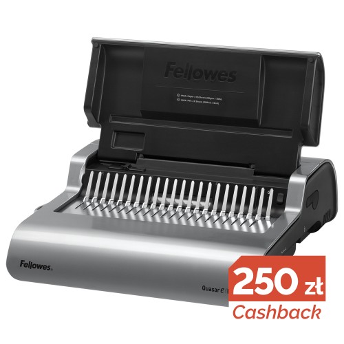 Bindownica elektryczna Fellowes QUASAR e 500 # 3 lata gwarancji # Promocja CashBack 250zł - zwrot od Fellowes www.asan.com.pl