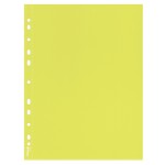 Koszulki na dokumenty Esselte - format A4 / 55mic / opk 10szt, krystaliczne - żółty