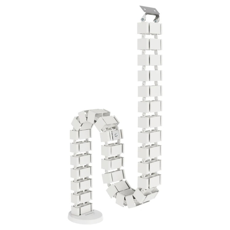 Organizator kabli, osłona kabli Fellowes CableSpine ze zintegrowanym magnesem do biurek z regulacją wysokości - BIAŁY  www.asan.com.pl