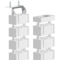 Organizator kabli, osłona kabli Fellowes CableSpine ze zintegrowanym magnesem do biurek z regulacją wysokości - BIAŁY  www.asan.com.pl