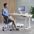 Organizator kabli, osłona kabli Fellowes CableSpine ze zintegrowanym magnesem do biurek z regulacją wysokości - BIAŁY  www.asan.com.pl