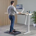 Organizator kabli, osłona kabli Fellowes CableSpine ze zintegrowanym magnesem do biurek z regulacją wysokości - BIAŁY  www.asan.com.pl