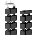 Organizator kabli, osłona kabli Fellowes CableSpine ze zintegrowanym magnesem do biurek z regulacją wysokości - CZARNY  www.asan.com.pl