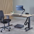 Organizator kabli, osłona kabli Fellowes CableSpine ze zintegrowanym magnesem do biurek z regulacją wysokości - CZARNY  www.asan.com.pl