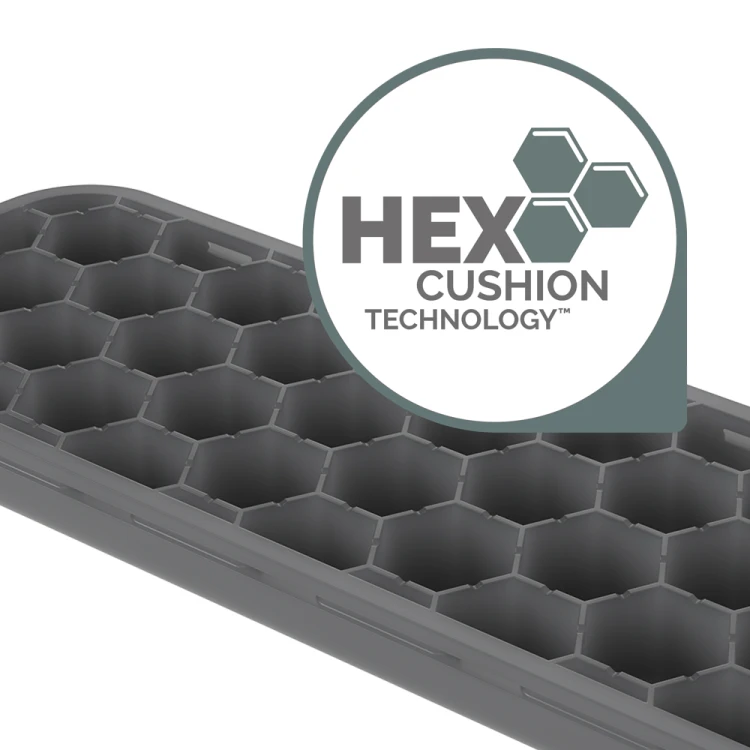 Podkładka przed klawiaturę Fellowes BREYTA - SZARA z technologią HEX Cushion Technology_100142576 www.asan.com.pl