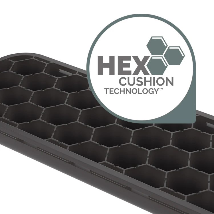 Podkładka przed klawiaturę Fellowes BREYTA - CZARNA z technologią HEX Cushion Technology_100142575 www.asan.com.pl