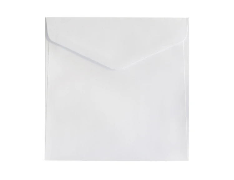 Koperta / koperty ozdobne kwadrat 160x160mm KW160 - GŁADKI BIAŁY_www.asan.com.pl