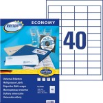 Etykiety uniwersalne Avery Zweckform Economy ELA002 - 48,5 x 25,4mm A4, 100 arkuszy - biały 