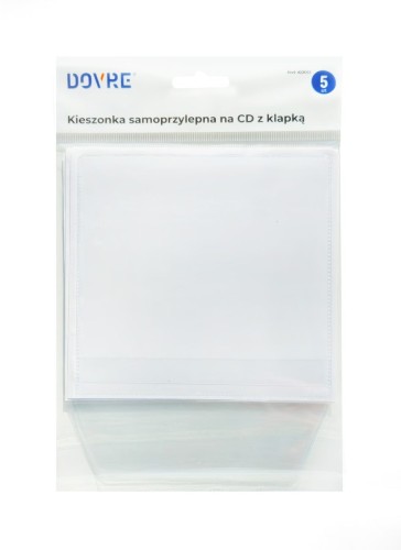 Kieszonki na płyty CD samoprzylepne 5 szt www.asan.com.pl