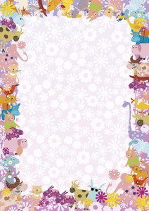 Dyplom ZWIERZAKI - opk 25 szt A4 - 170g/m2 dyplomy dla dzieci