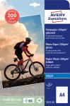 Papier fotograficzny Everyday A4 do drukarki, Avery 2572-50 / 210 x 297 mm, 200 g, 50 arkuszy, błyszczący powlekany - biały
