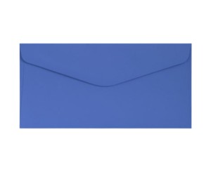 Koperta / koperty ozdobne DL GŁADKI CHABROWY opk 10szt 120g/m2