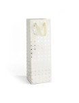 Torebki ozdobne prezentowe Białe, złote romby B 35x10x12 - 5szt./op.