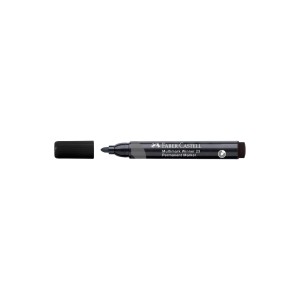 Marker Permanentny 23 CZARNY końcówka okrągła FABER-CASTELL