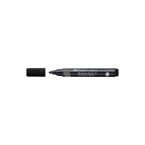 Marker Permanentny 23 CZARNY końcówka okrągła FABER-CASTELL www.asan.com.pl