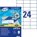 Etykiety uniwersalne Avery Zweckform Economy ELA011 - 70x37 mm A4, 100 arkuszy - białe_www.asan.com.pl