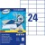 Etykiety uniwersalne Avery Zweckform Economy ELA011 - 70x37 mm A4, 100 arkuszy - białe_www.asan.com.pl