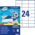 Etykiety uniwersalne Avery Zweckform Economy ELA010 - 70x36 mm A4, 100 arkuszy - białe_www.asan.com.pl