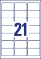 Etykiety uniwersalne Avery Zweckform Economy ELA040 - 63,5x38,1 mm A4, 100 arkuszy - białe_www.asan.com.pl