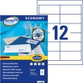 Etykiety uniwersalne Avery Zweckform Economy ELA039 - 97x42,3 mm A4, 100 arkuszy - białe_www.asan.com.pl