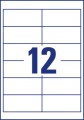 Etykiety uniwersalne Avery Zweckform Economy ELA039 - 97x42,3 mm A4, 100 arkuszy - białe_www.asan.com.pl