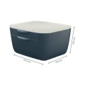 Pojemnik z szufladami Leitz Cosy Aksamitny szary www.asan.com.pl