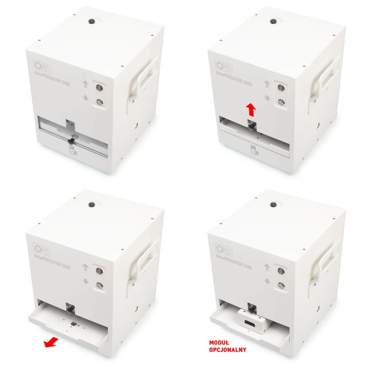 Niszczarka - OPUS dataPREDATOR EMD - niszczarka do dysków i pamięci pendrive_www.asan.com.pl