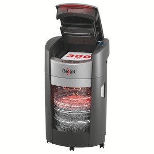 Niszczarka automatyczna Rexel ShredMax AutoFeed+ 300X ścinki 4x10mm P-4