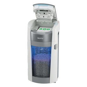 NOWOŚĆ!!! Niszczarka automatyczna Leitz IQ OptiMax Autofeed Office Pro, 600 ścinki 2x5mm P-5
