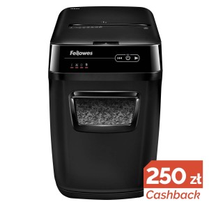 Niszczarka Fellowes AUTOMAX 200M ścinki 2x14mm P-5 # 3 lata gwarancji # Promocja CashBack 250zł - zwrot od Fellowes     