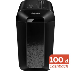 Niszczarka Fellowes LX65  ścinki 4x40mm P-4 # 3 lata gwarancji # Promocja CashBack 100zł - zwrot od Fellowes 