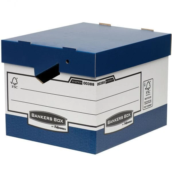 PUDŁO ARCHIWIZACYJNE ze zdejmowanym wiekiem Fellowes z FSC - opk 10szt - Bankers Box Ergo-Box www.asan.com.pl