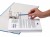 Klips na akta 100mm Fellowes Pro Clip - klips archiwizacyjny niebieski - opk 50szt www.niszczarka.net