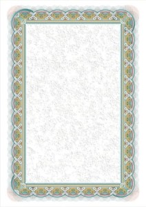 Dyplom SREBRO - opk 25 szt A4 - 170g/m2