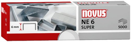 Zszywki do zszywaczy elektrycznych Novus NE6 SUPERx5000 www.asan.com.pl