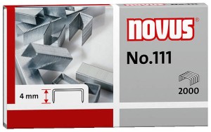 Zszywki Novus 111x2000 do zszywaczy nożycowych