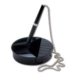 Fellowes Długopis bankowy na łańcuszku z ciężką podstawą - CZARNY