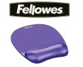 Podkładka żelowa pod mysz i nadgarstek Fellowes CRYSTAL FIOLETOWA www.asan.com.pl